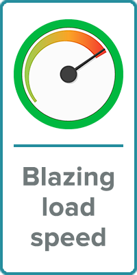 Blazing load speed